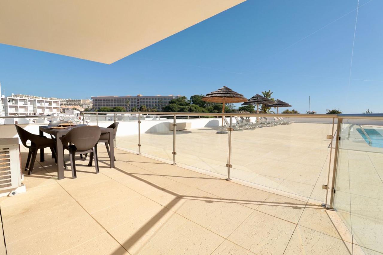 Olhos De Agua 1Br With Pool, Ac And Free Parking Apartman Albufeira Kültér fotó
